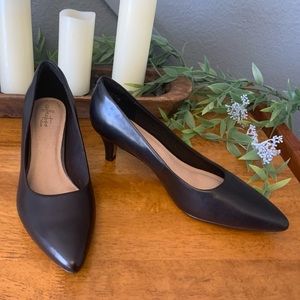 Black Kitten Heels CLARKS 8.5